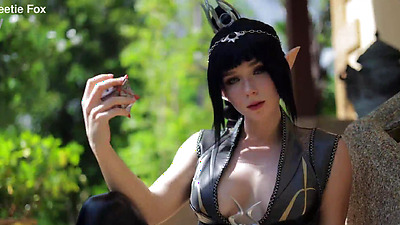 Shadowheart from Baldur's Gate III Passionately Sucks, Fucks and Gets Cum Inside POV