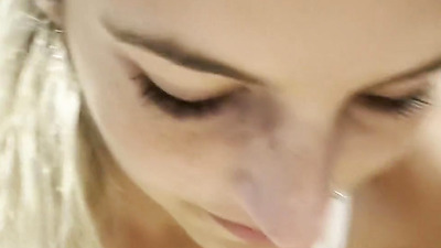 This 18 year old high school senior sucked my shaft until I blew my load