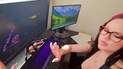 Busty Gamer Stepsis Gets Filled With Cum : Madalina Moon : Dirty Tale : Danny Dirt