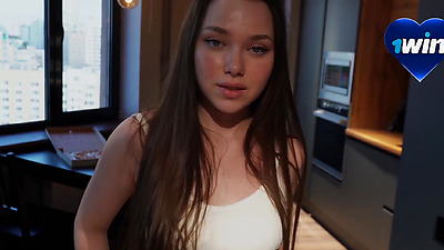 Pizza delivery or sex delivery? Fucked the courier on the table - Deluxe_Bitch