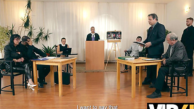 VIP4K. Contempt and Dick in Court