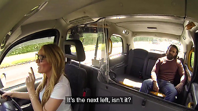 Female Fake Taxi - Fucking on their way to SEX ADDICTION therapy