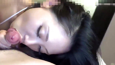 Uncensored, beautiful Japanese wife with big tits and milky black hair. Creampie sex and blowjob with toys in her arse. Sexy cosplay