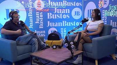 Oiled latina with BEAUTIFUL TITS Kataleya Ross hops up the vibrator machine until she cums! Juan Bustos Podcast