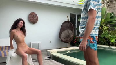 I paid Repairman with my Pussy and walked down the street with his cum on my face Cumwalk