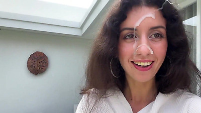 I paid Repairman with my Pussy and walked down the street with his cum on my face Cumwalk