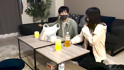 The fate of a woman who came to a man's house. Japanese hentai video. Amateur/NTR/Big tits