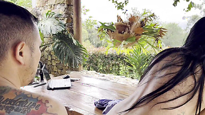 Horny boss fucks pregnant woman to avoid firing her - Full video