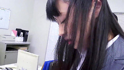 Skinny Japanese Secretary seduce to multiple Creampie in Gangbang at Christmas in Uncensored JAV Porn