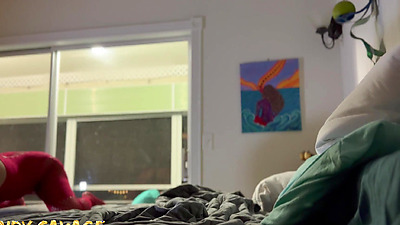 Latina DEEPTHROAT white boyfriend and tries anal first time