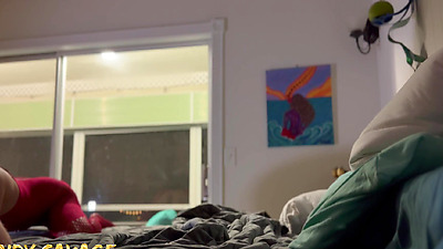 Latina DEEPTHROAT white boyfriend and tries anal first time