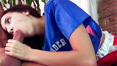 Shy teen takes her stepdad's big dick - (Belle Knox)