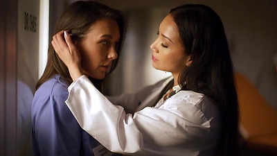 Lesbian Doctor And Nurse Has Intense Sex On Job Secretly