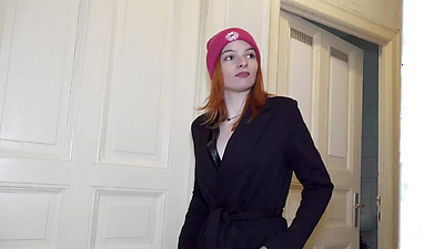GERMAN SCOUT - Loud First Anal Sex at Pickup Casting with Skinny Redhead Teen Foxy Icegram