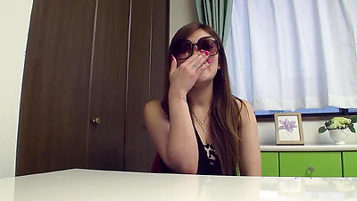 Japanese Teen Model seduce to uncensored JAV Casting Fuck with Creampie and Sunglasses