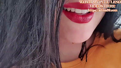 Creamy facesitting POV, get closer and stick your tongue