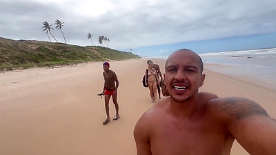 I went to the nude beach in Bahia to give it to the hotties.