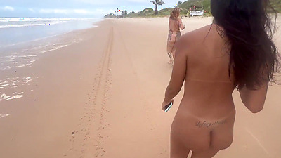 I went to the nude beach in Bahia to give it to the hotties.