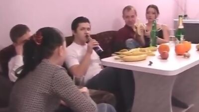 How sexy students relax after boring lectures