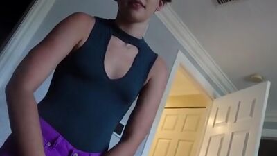 Lulu Chu is into older guys so the horny Asian teen takes the chance to seduce her friends dad with her tight bare pussy