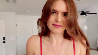 Krissy Lynn helps her stepson and adopted daughter Anya Olson get together for a Valentines Day family threesum fuck fest