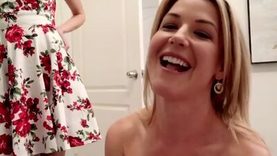 Horny BFFs Kit Mercer and Vera King get together to help Veras stepson with his premature ejaculation problem