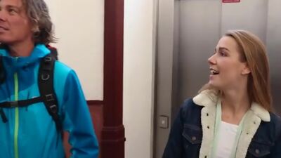 Alexis Crystal invites a hot stranger inside to show him a unique birthmark and then hops on his hard dick and rides him