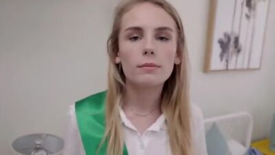 Natalie Knight hates watching her friend Jewelz Blu seduce her stepbrother until shes invited to join with her wet pussy