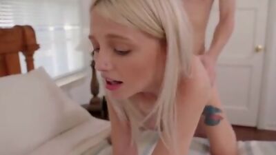 When Kate Bloom learns her boyfriend fucked her stepbrothers girlfriend she gets back by hopping on her stepbros dick