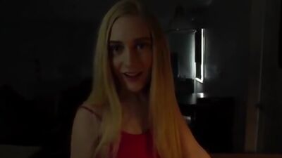 Cock hungry hottie Emma Starletto is into her stepbrothers big dick and will do anything to get it in her greedy pussy