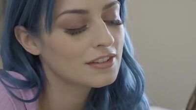 Jewelz Blu isnt interested in studying for her spelling bee until her hot stepbro offers her a taste of his hard cock