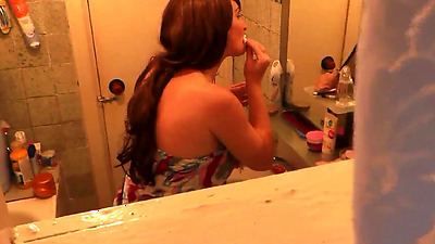 Guy came home and saw naked MILF in bathroom who bathing, fingering wet pussy and get orgasm. Pussy Masturbation. Big Tits Milf. Handjob. Butt. Pussy. Arse. Boobs. Brunette. Jerks off pussy. Sex cute