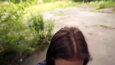 Public Agent Big boobs Czech jogger deepthroat and fuck big dick stranger