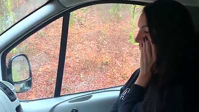 Unexpected sex in the woods with a bus driver