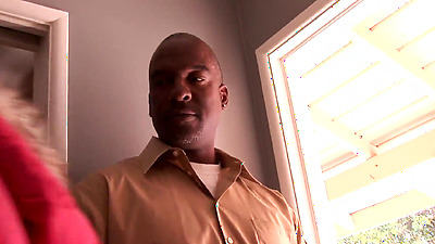 Pretty stepdaughter had to take that monster black penis in her tight teen pussy