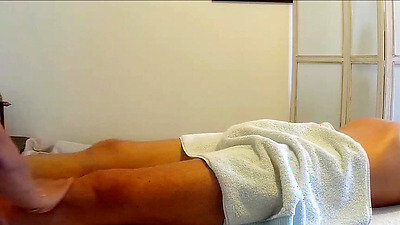 Full service in a real asian massage parlor