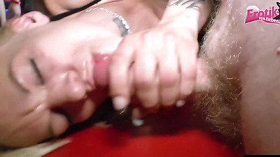 German blondes at amateur sperm orgy with users