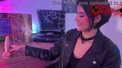 Nana cosplay deep throats and rides very thick dick
