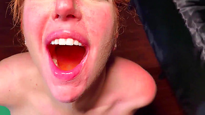 Big Tits MILF Lauren Phillips Rough <Censored> Throat Fuck & Drinks Piss