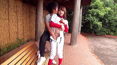 Flexible Japanese Teen seduce to Risky Public Creampie Fuck by Classmate in Uncensored JAV