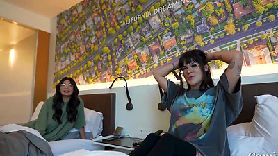 GF CHEATS on me with my step sis on vacation...fuck it I'll join - Effy Hottie x Cami Strella2