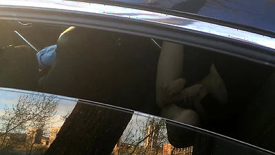 passer-by caught masturbating by babe, she let him fuck her - MaryVincXXX