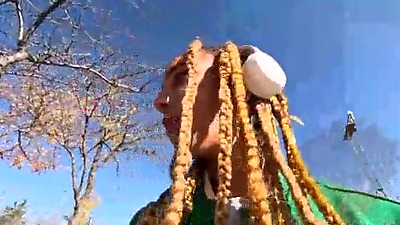 Ebony hottie with big arse loves to fuck with fat cocks// LunaBlackx & XaviPhoto