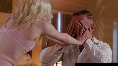 ADULT TIME - Teen Hottie Scarlett Hampton Surprises Her Older Boyfriend With Sexy Lingerie & Sex!