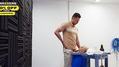 Slutty Podcaster Puffs Cummy Cheeks.Kay Lovely / Brazzers/ Enter XVPROMO on official site for discount