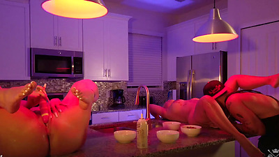 Voluptuous Women Fed Penis and Eaten for Dessert DDD "Dinner, Penis & Dessert"