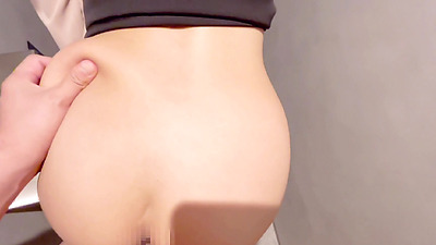 【カップル】ホテルのトイレでイチャイチャしてベッドでセックス/後背位/フェラチオ/アナル/フェラチオ