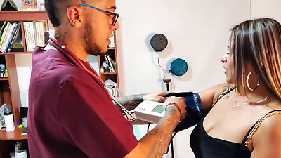 My patient comes for a checkup and I end up fucking her hard in the office