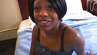 Petite Black Teen Does Her First Time on Camera in Amateur POV Video