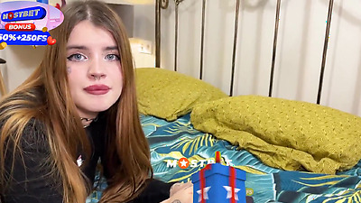 My Hot Step Sister Asked to Teach How to Use Her Condom, I Fucked Very Hard